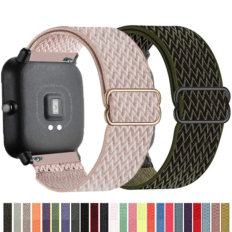 

Nylon band for Amazfit Bip Replace for Xiaomi Huami Amazfit GTS 4 2 3 Band Bracelet Huami Amazfit Bip Bit Lite Wrist Strap 20mm