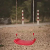 Playground Hanging Swing Seat Set Replacement for Kids Activity Toys Red 1