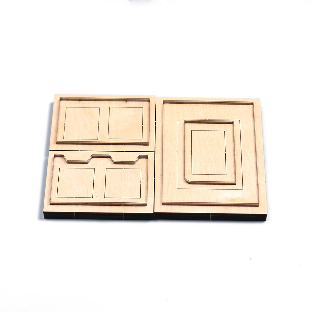 DIY 가죽 공예 여권 가방 다이 커팅 나이프 금형 금속 중공 강철 블레이드 펀치 도구 접힌 크기 14x10cm