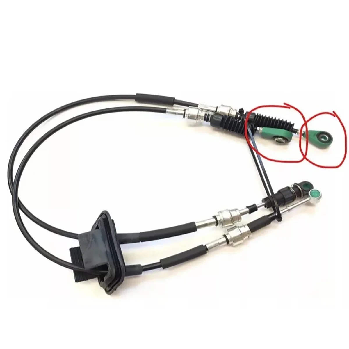 For Fiat 500 2007 2008 2009 2010-Manual Gearbox Shift Cable Linkage Bushing Repair Kit Shifter Lever Selector Connect Both End