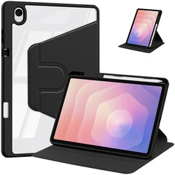 Acrylic Rotating Stand Tablet Case for Tab S11 11 inch (Black)