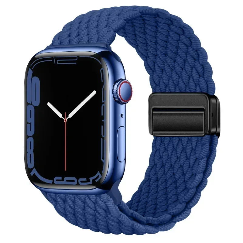 Nylon Braided Strap with Metal Magnetic Clasp