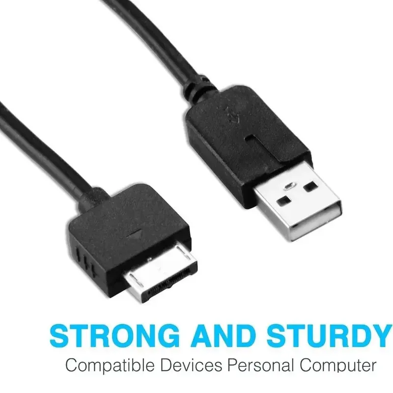 USB 데이터 및 전원 충전 케이블 2 in 1 데이터 동기화 와이어 휴대용 콘솔 1M 게임기 충전 데이터 케이블 (플레이스테이션 비타 1000용)