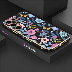 Elegant Floral Shockproof Phone Case - Soft Silicone Cover - NOTE 10 Lite (Black - 170)
