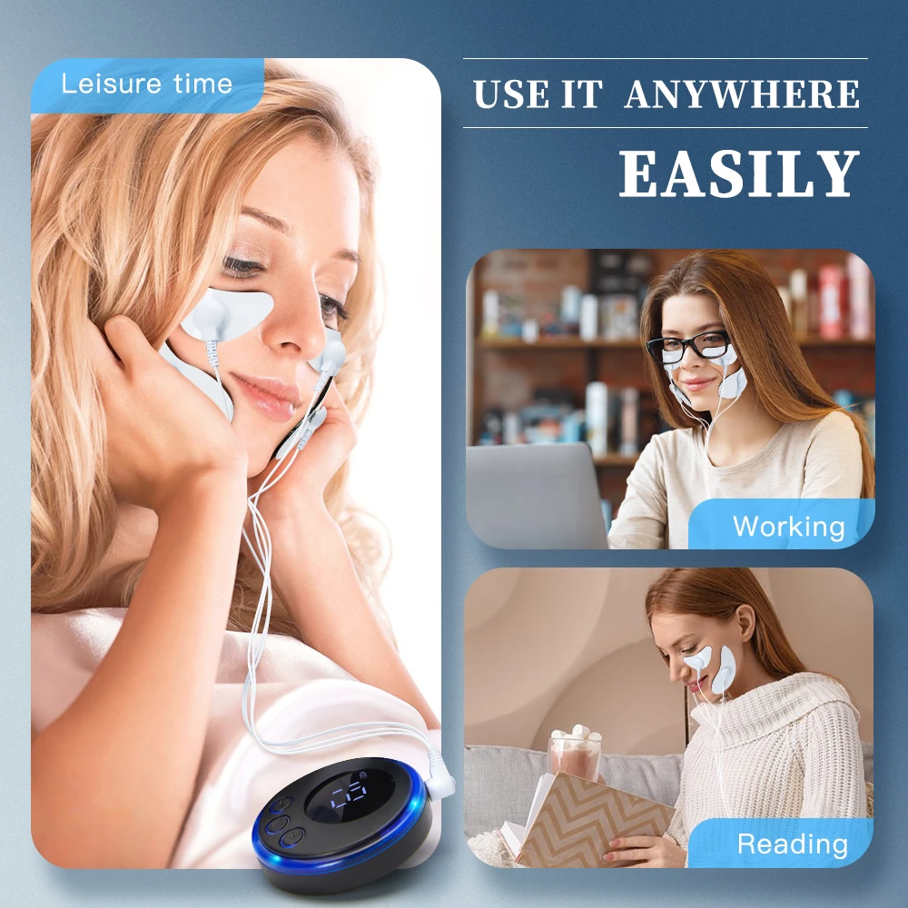 V-Shaped Facial Lifting Device EMS Facial Massager Remove Wrinkles Facial Slimming Skin Tightening Beauty Instrument