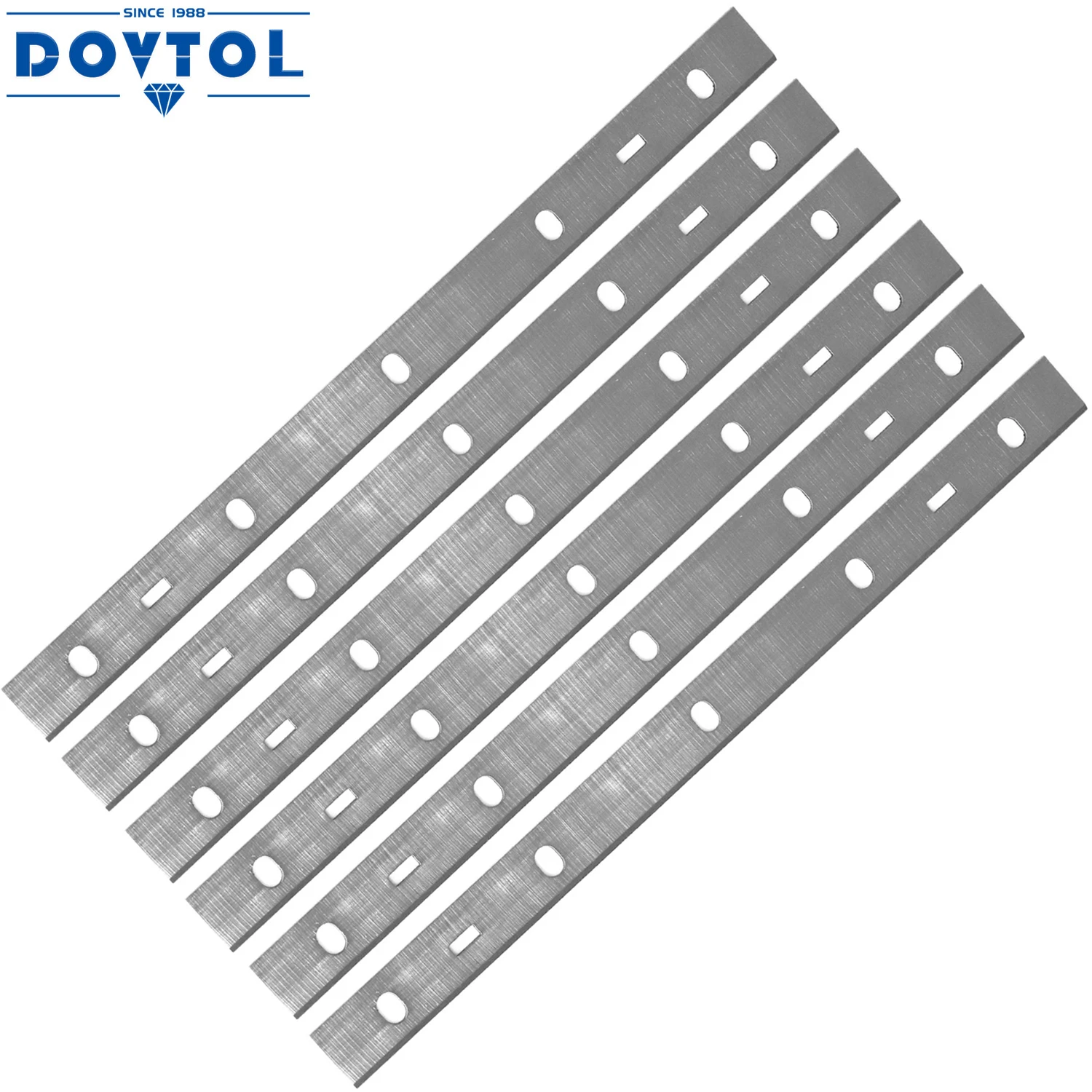 6pcs 308x22x1.8mm Planer Blades Jointer Knives Replacement for HAIS MBY12 Four-Side Planer High Speed Press