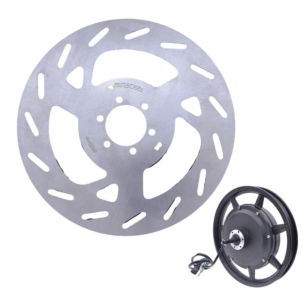 Bicycle Disc Brake 180/203MM 6-Hole For Ebike Scooter 3MM Centerline Hydraulic Brakess Thickened Disc Brake Parts