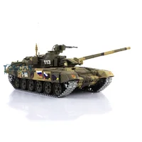 Children Toys 2.4G 7.0 HENG LONG 1/16 Scale Upgraded Metal Ver Russia T90 RTR RC Tank 3938 TH17846-SMT4 2