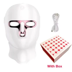 Radiant Glow LED Photon Mask - Skin Rejuvenation & Brightening Therapy (With Box)