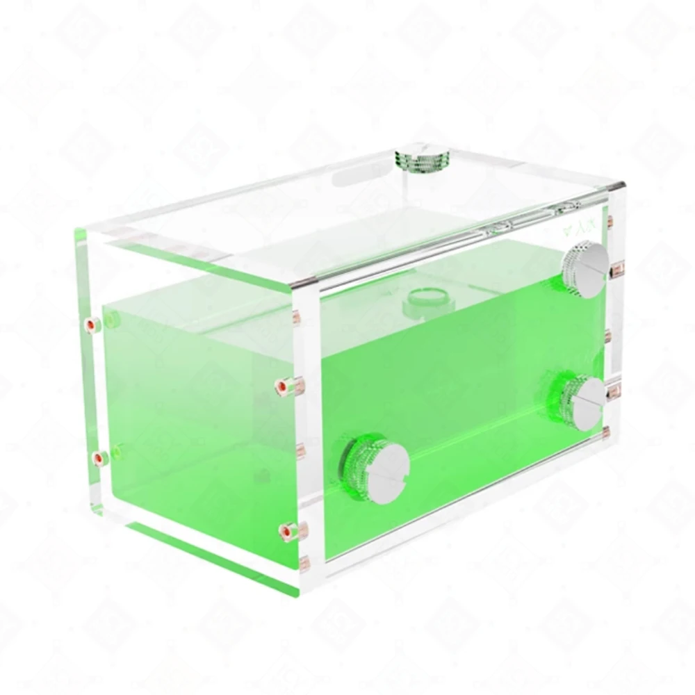 Zemod Quadrado Tanque de Armazenamento Líquido Água de Refrigeração Acrílico Tanque de Água de Filtragem Interna Corpo Principal Fxsx-t90 700ml - Imagem 6