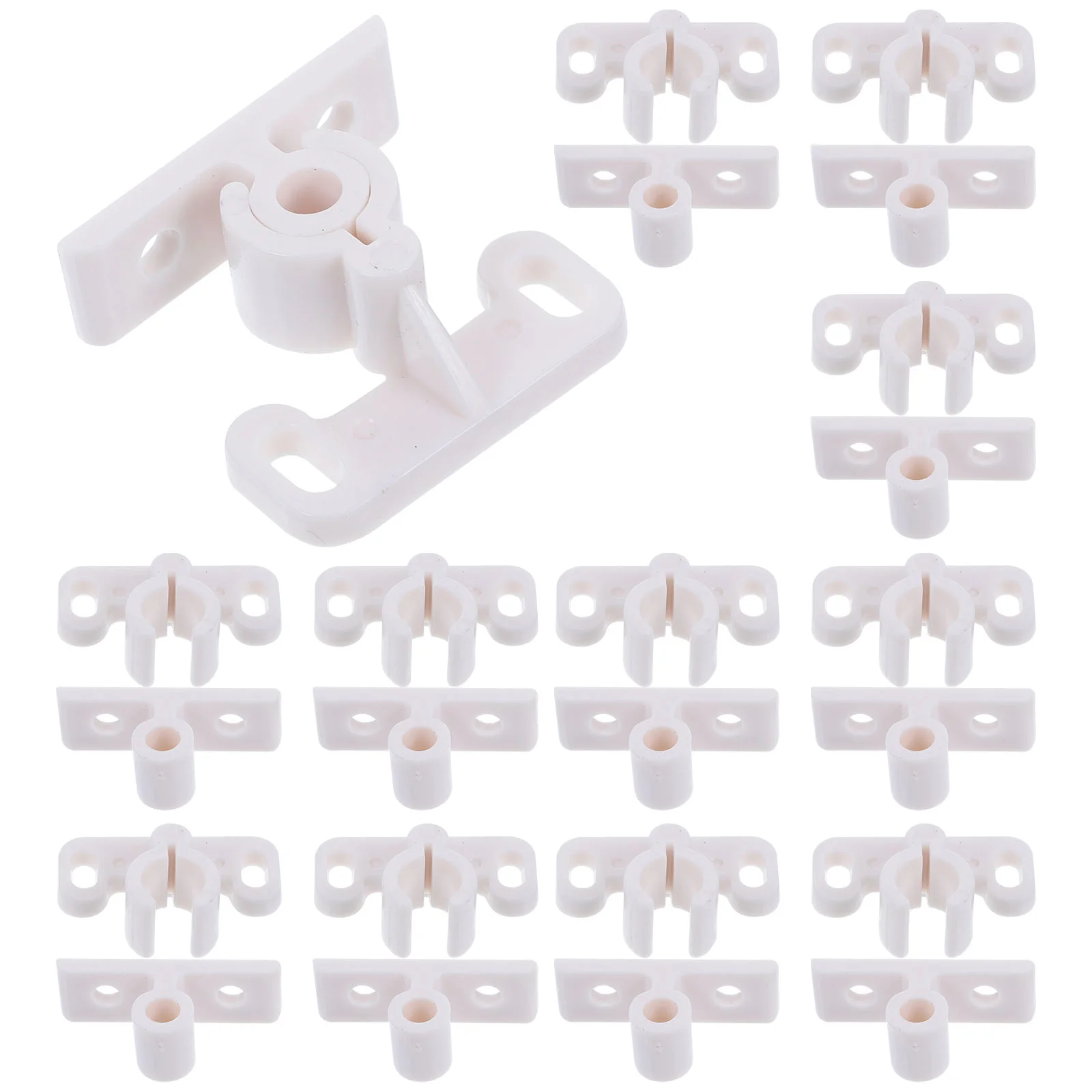 12 Pcs Plastic Ball Catch Cabinet Door Furniture Roller Tension Wardrobe Closet Latch Lock Hardware Cabinet Catches Ball Latches