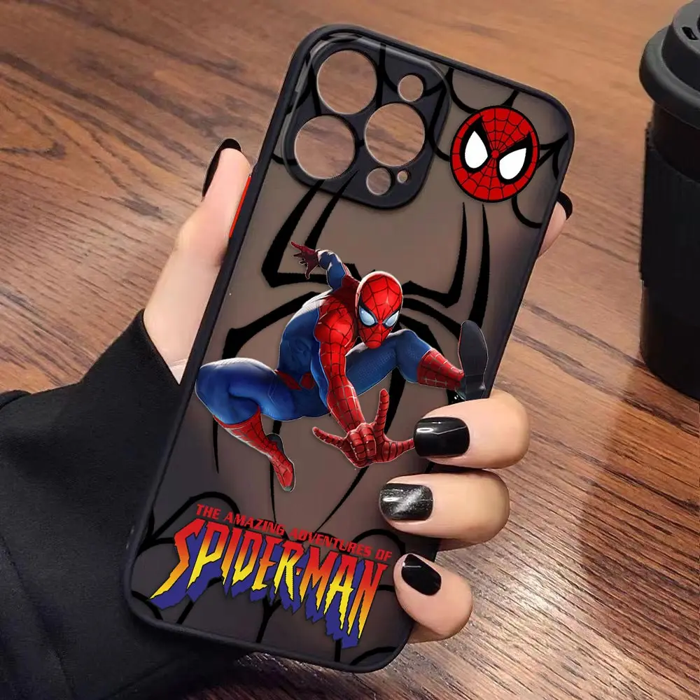 thumbnail image 1 of Funda para iPhone Apple 14 13 11 12 MINI Pro XS Max XR X 7 8 SE 2022 2020 6 6S Plus Funda Capa Shell COOL Marvel'S Spider-Man, 1 of 5