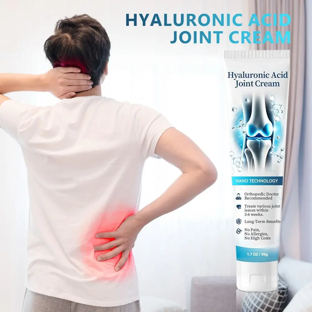 Joint Repair Hyaluronic Acid Joint Cream Bone Care Non-Greasy Formula and Bone Cream Gentle Fast Absorption