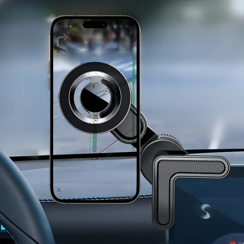 Universal Magnetic Phone Holder for Car Display Screen 360 Degree Rotation Strong Magnet Car Mount for iPhone 15 MagSafe Xiaomi