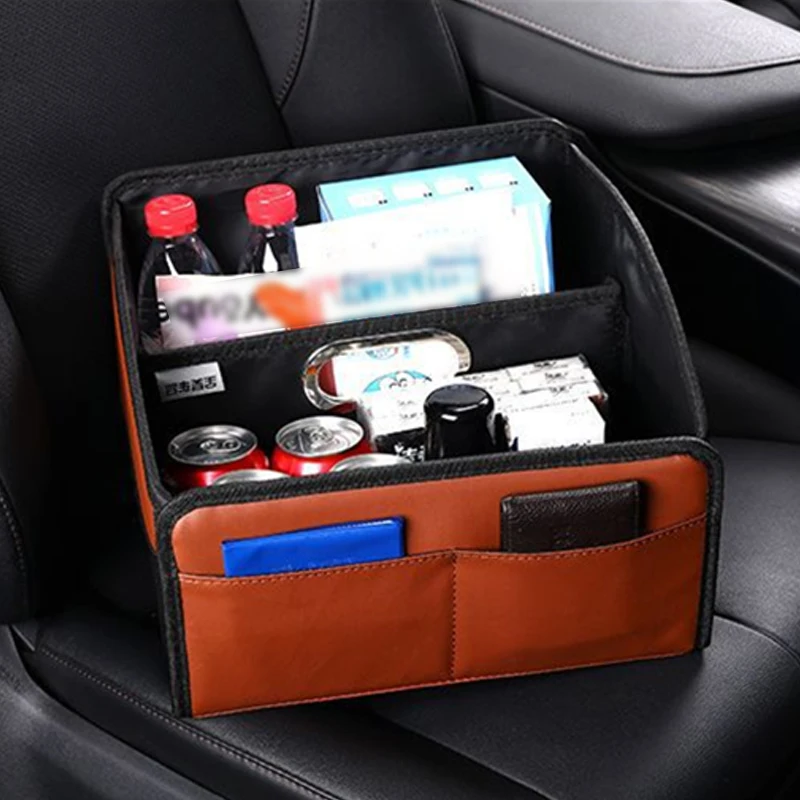 

1PC Car Storage Bag Box Foldable Trunk Organizer Multifunctional Camping Bag Single Handle Design Tool Bag Auto ​Accessories