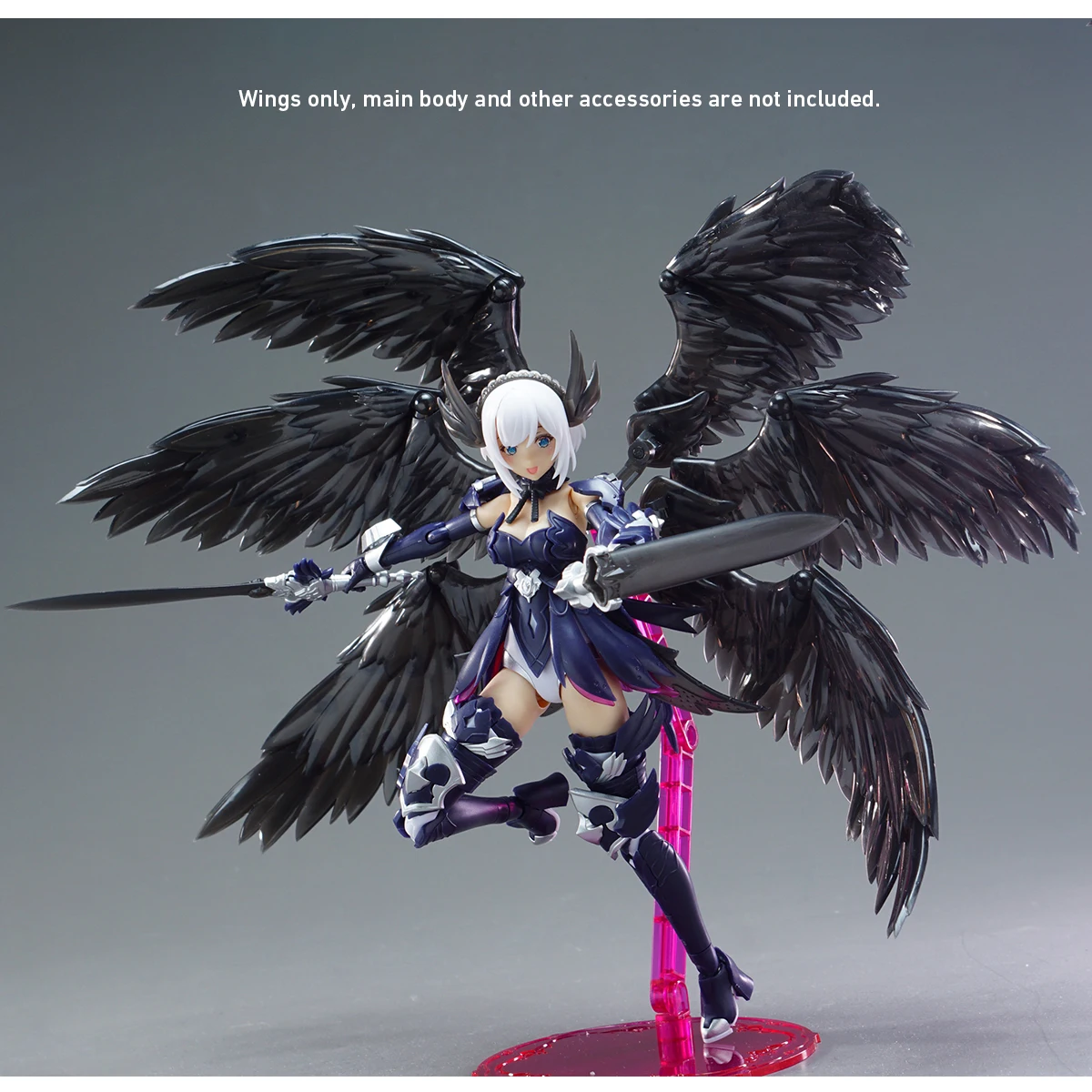 HiPlay Feng Yu 1/6 六翼天使黒翼アクセサリーパック組立モデルキット