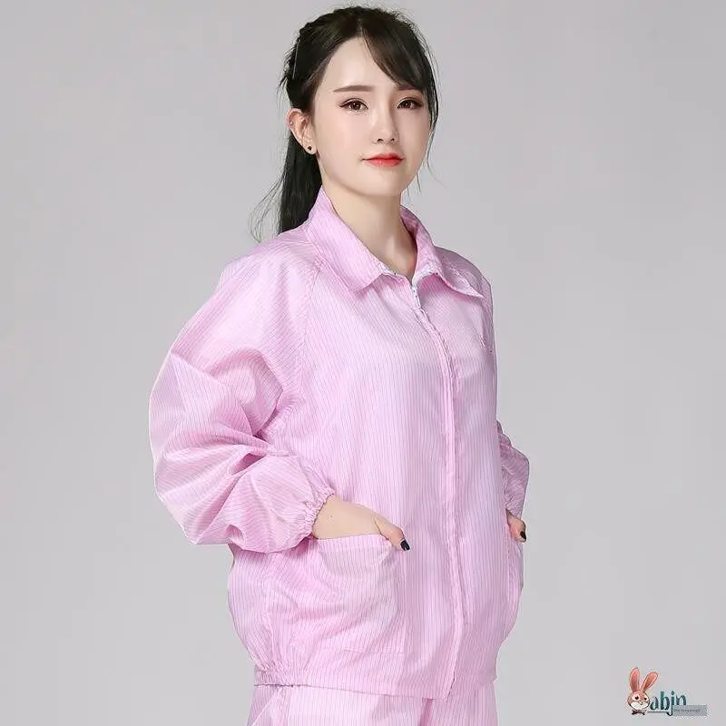 정전기 방지 작업복 유니섹스 블루 방진 화이트 클린룸 슈트 분리형 디자인 겨울용 얇은 모델 보호복