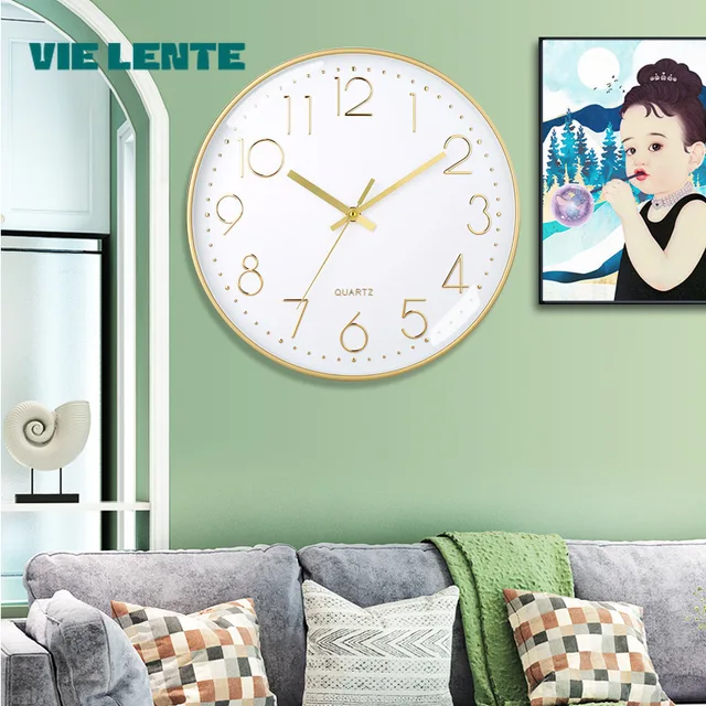 Orologio Da Parete Moderno 20cm - Digitale E Silenzioso, Per Cucina, Camera O Ufficio - Foto 2