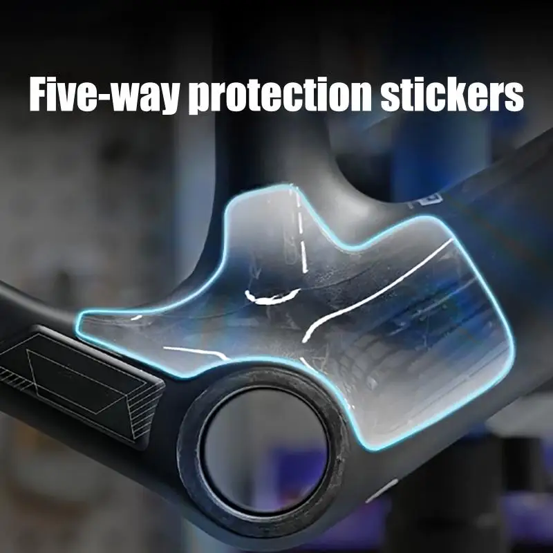 Bicycle Frame Scratch-Resistant Protective Stickers