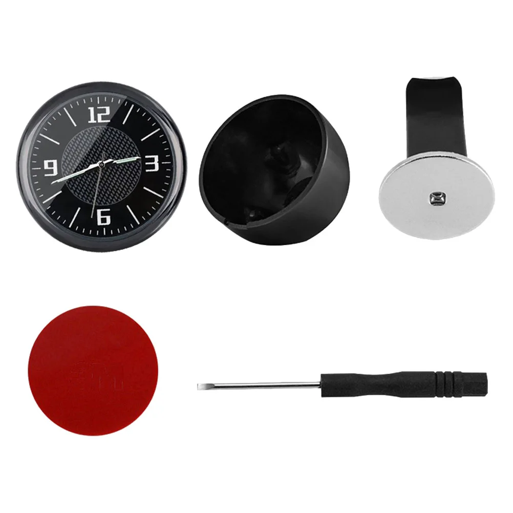 

Car Clock Decor Metal Mini Interior Universal for Air Condition Vent Digital Timers