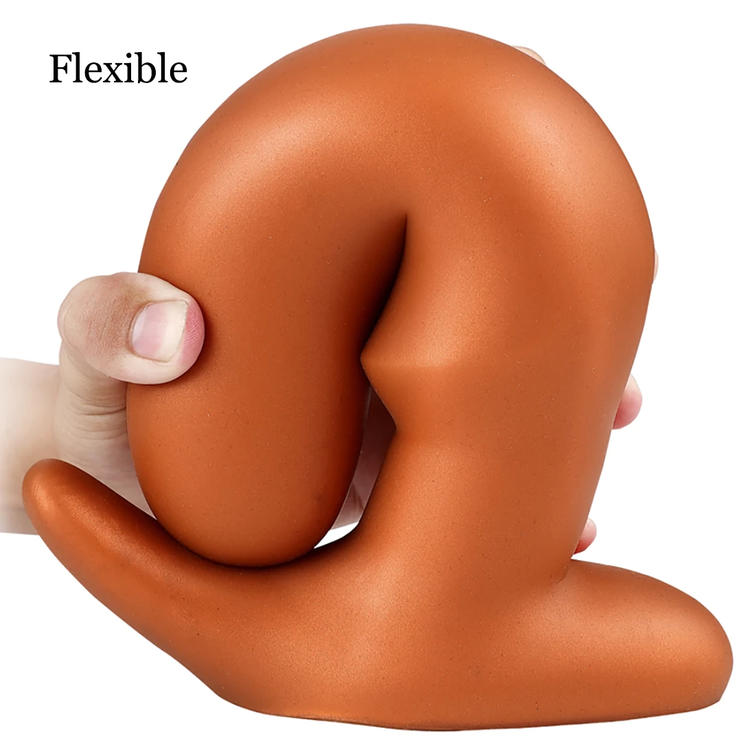 Plug Anal Grande Líquido de Silicone Super Macio Buttplug Anal Dilator