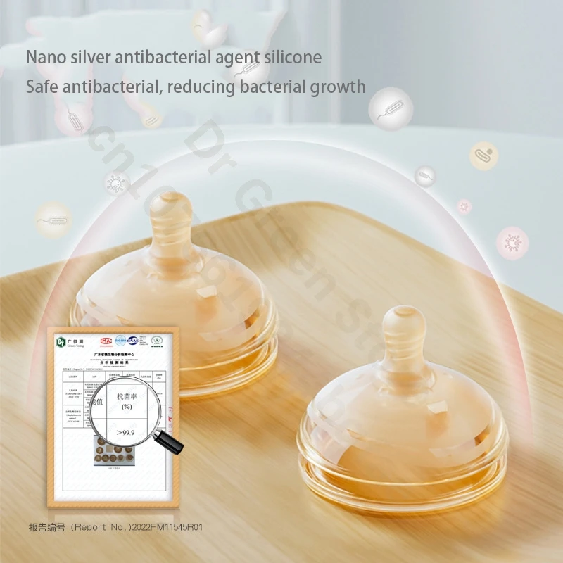 Bottle ppsu bottle silicone imitation breastmilk baby weaning gods baby bottle anti-colic wide-caliber bottle/6 months over