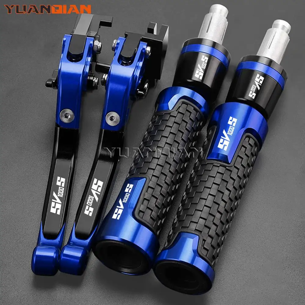 

For suzuki SV1000/S SV1000S SV 1000S 2003 2004 2005 2006 2007 Motorcycle Aluminum Adjustable Brake Clutch Levers Handlebar grips