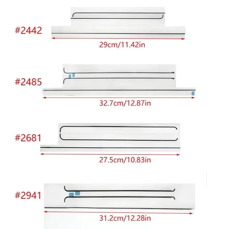 Double Sided Tape High Adhesion for Notebook LCD Screen Repair For Notebook A2442/A2485/A2681/A2941 LCD Adhesive Strips