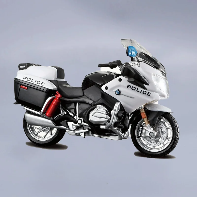 In Stock Maisto 1:18 Police Motorcycle Series Alloy