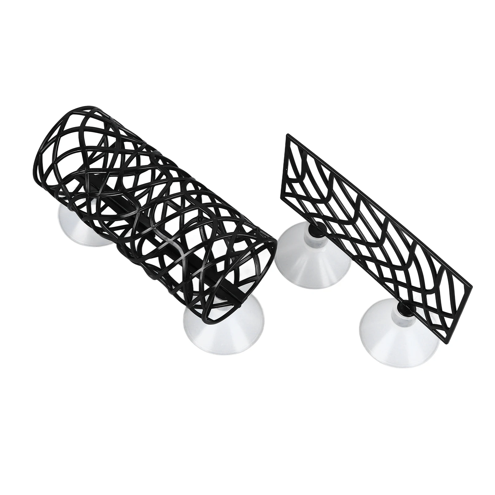 Fish Bed Tunnel aquarium accessories Safe Small Hole Hollow Fish Hideout Resting Tube with Suction Cup For Tank Aquarium Bed Tunnel Cave