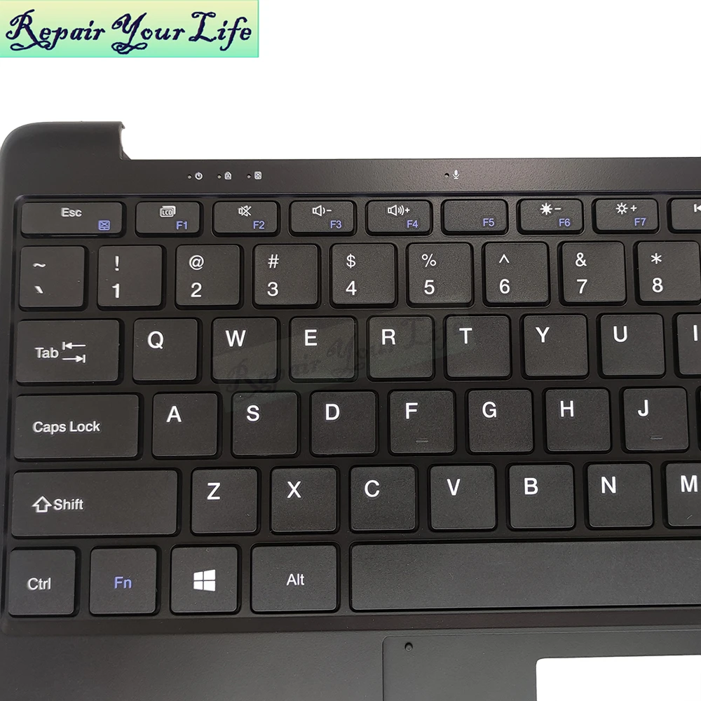 Palmrest Teclado para Teclast f7 Plus ii Plus Topcase Notebook Parte Superior c Xk-hs122 Mb3181005 V6381f X318f us - Imagem 5