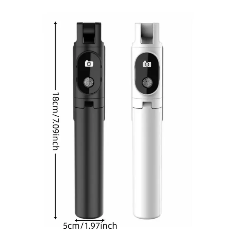 Selfie Stick Phone Tripod with bluetooth Wireless Remote Portable Extendable Tripod holder Stand 360 Rotation Compatible for ios