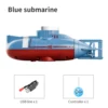 Mini RC Submarine 0.1m/s Speed Remote Control Boat Waterproof Diving Toy Simulation Model for Kids Christmas Gift  New Year Gift 2