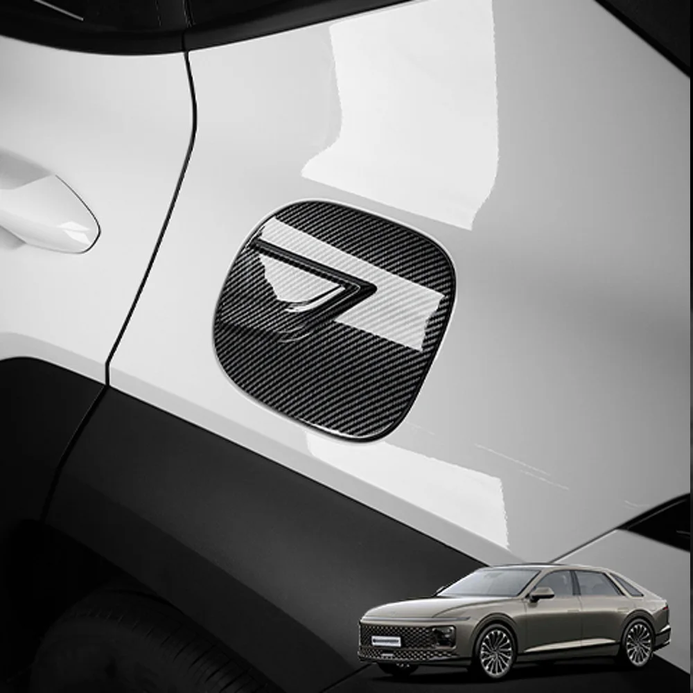 

Car Fuel Filler Tank Cover Oil Fuel Tank Cap Cover Decoration Stickers For Hyundai Kona 2024 Exterior Styling Accessories