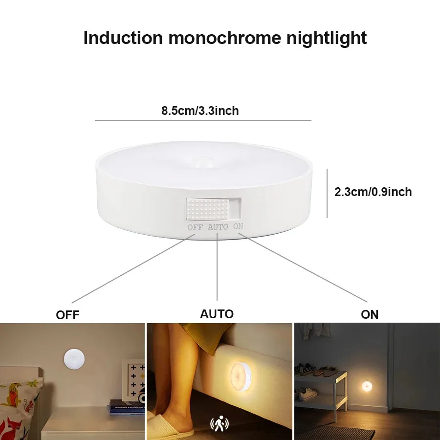 Luz LED Recargable con Sensor de Movimiento para Armarios, Cocina y Escaleras - Image 2