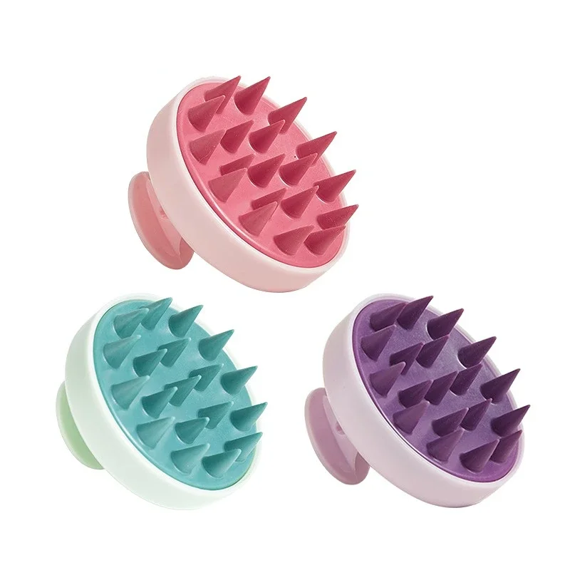 

Silicone Shampoo Scalp Hair Massager Head Body Scalp Massage Brush Comb Hair Washing Comb Shower Brush Bath Spa Massage Brush