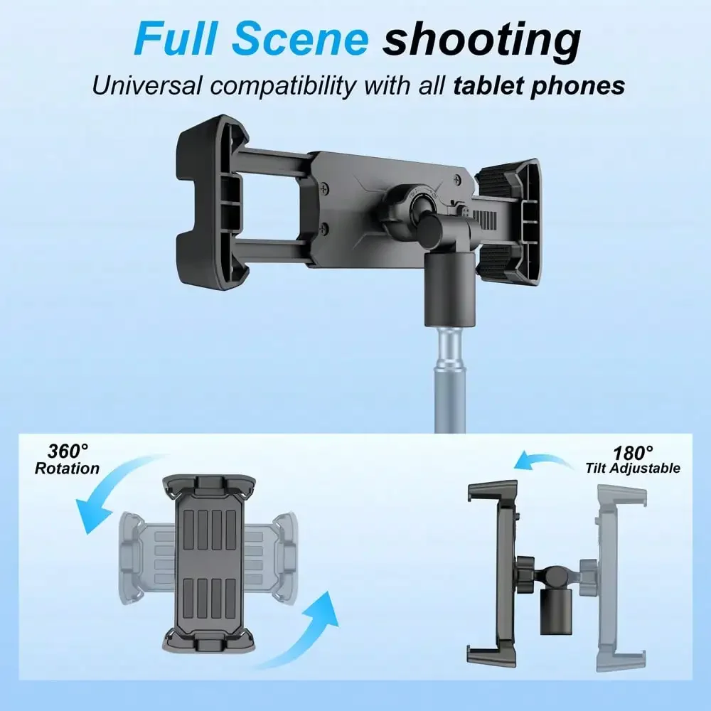 Liftable Foldable Arm Tripod Floor Tablet Stand Phone Live Holder 160cm Support for IPhone IPad Smartphones Lounger Bed Mount tablet stand tablet holder mobile phone holder ipad laptop holder