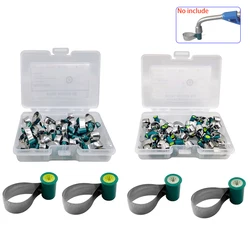 50Pc/box Dental Matrix Sectional Double-Side Contoured Anatomically Shaped Matrix Bands Stainless Steel Knob Type Matrix Dentist