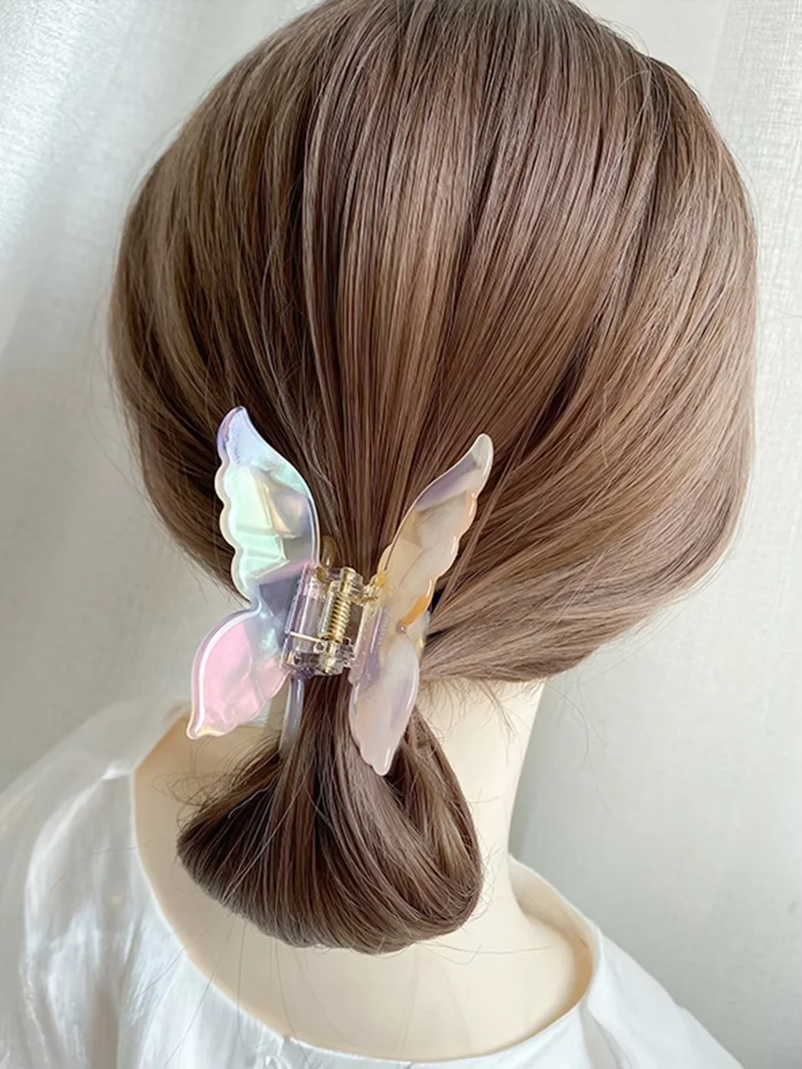 Pince à cheveux papillon colorée style fée accessoires cheveux_voghion.com