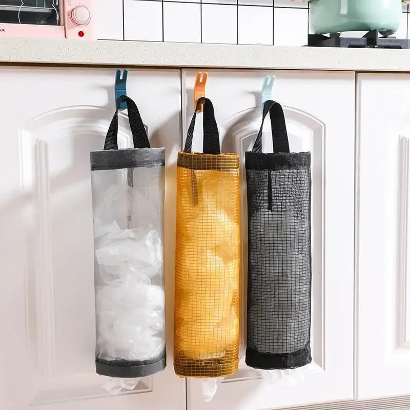 Organizer In Bambù Per Sacchetti Di Plastica – Extra Large Sotto Lavello – Supporto Per Buste Della Spesa Da Parete