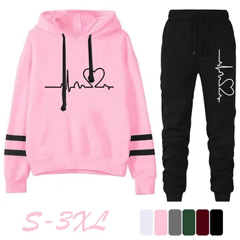 Womens Tracksuit Casual Stripe Versatile Sweatshirt Black Sweatpants Loose Print High Quality Outfits Single Piece Hoodies Pants 1