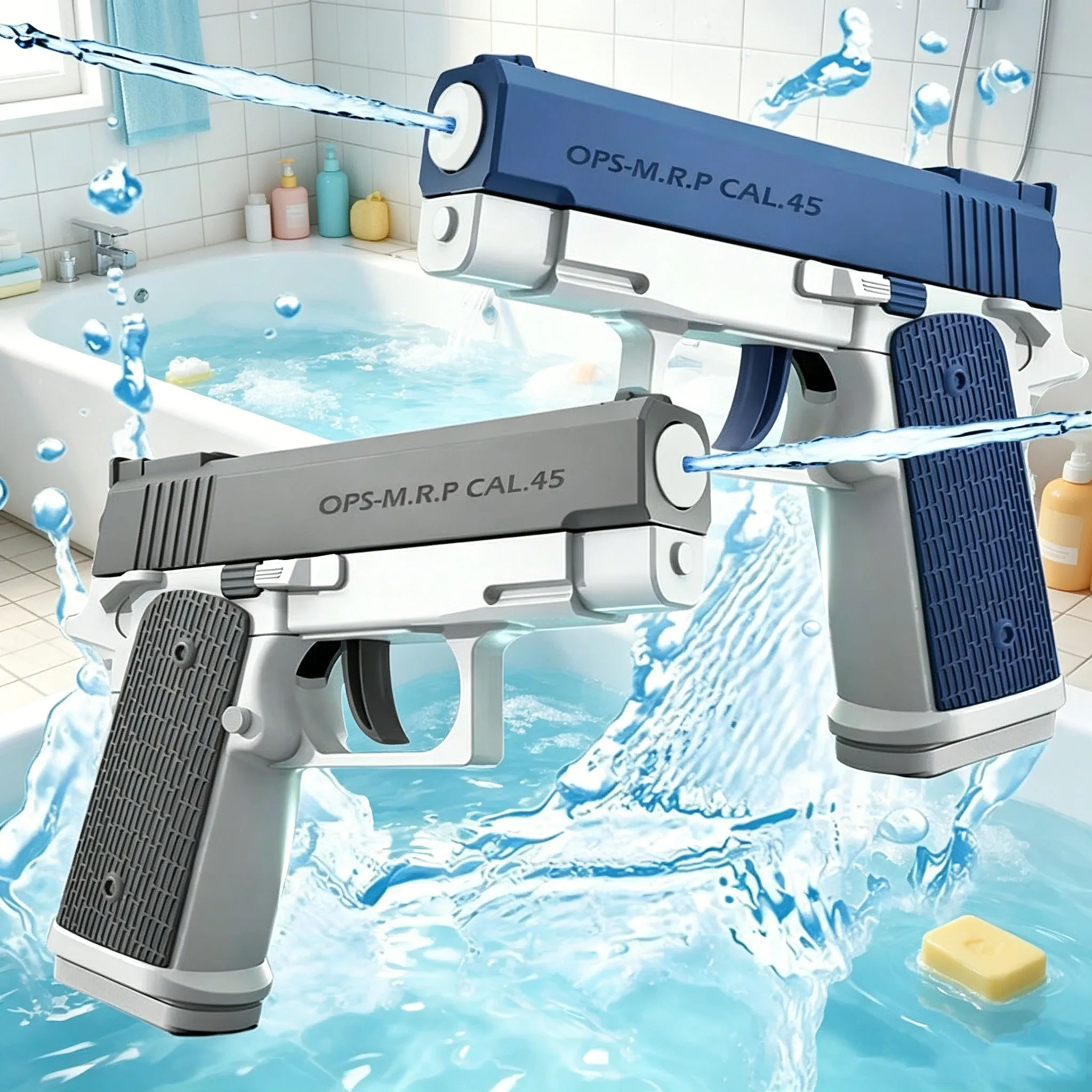 M1911 Water Guns Pistol Toy Squirt Guns, Summer Pool Beach Shooting Games Outdoor Toys, Water Blaster Pistol for Kids Adult 2