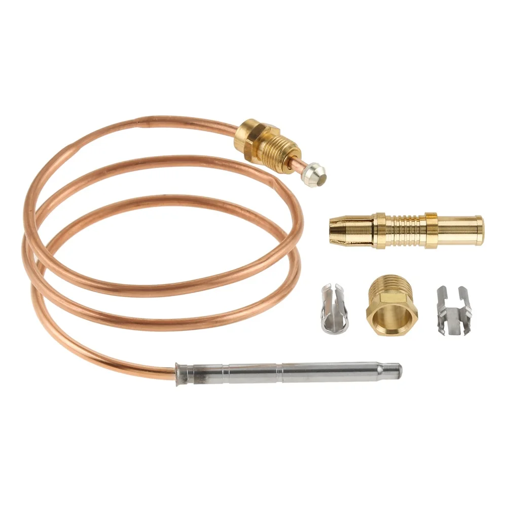 24 Inch Gas Stove Universal Thermocoupler Fireplace Replacement Kit Meter Digital Temperature Controller Thermocouple Probe
