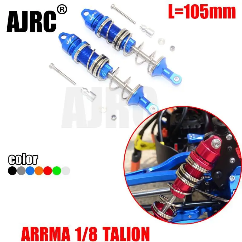 

ARRMA 1/8 RC car TALION two-stage front shock absorber with bold spring and bold axle L=105mm all-metal shock absorber