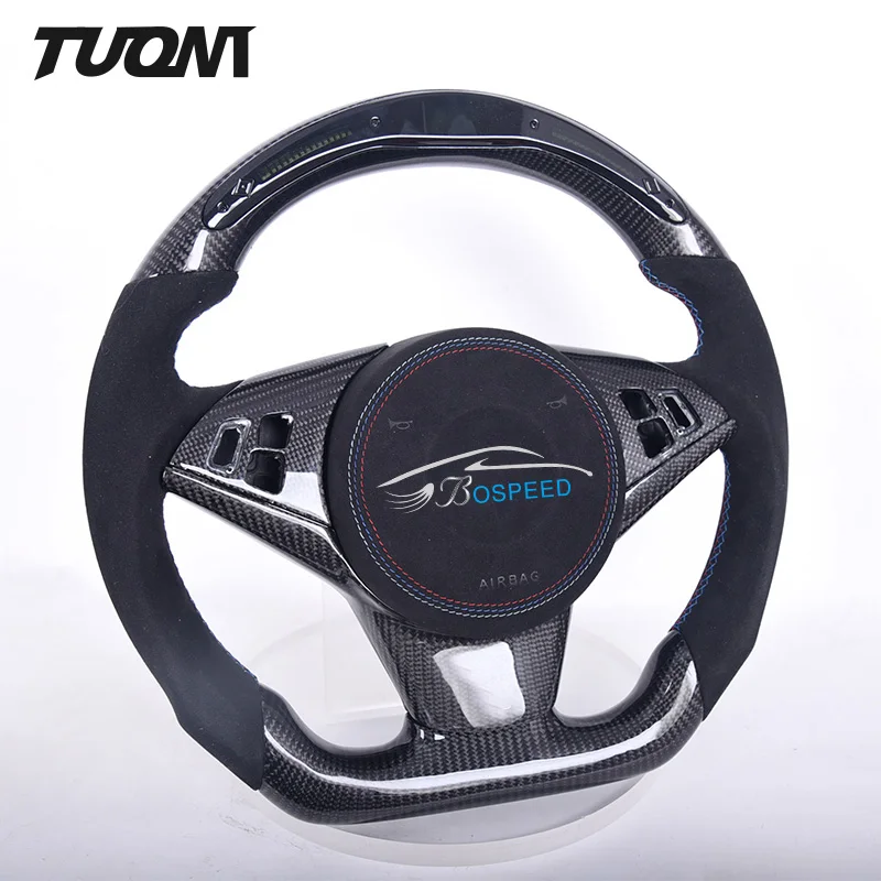 

F M Carbon Fiber Steering Wheel For Bmw F30 F10 F31 M3 M5 M2 E92 E90 E71 G20 G80 G29 X3m 7series Car Sports Suede Led Custom