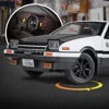 1:24 Initial D Toyota Trueno AE86 Alloy Diecast Car Model Sports Car Toys For Kids Adults Pull Back Vehicles Toy Cars Black Hood 4