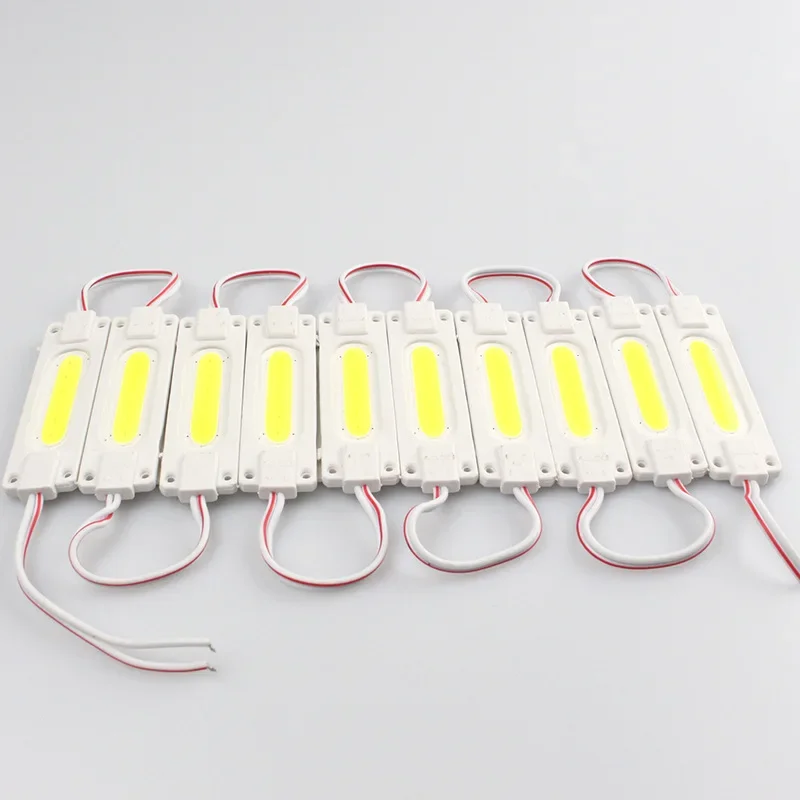 Vibrant Multi-Color LED COB Module Lights - 20-Pack, Waterproof, Super Bright for Advertisement & Shop Decor