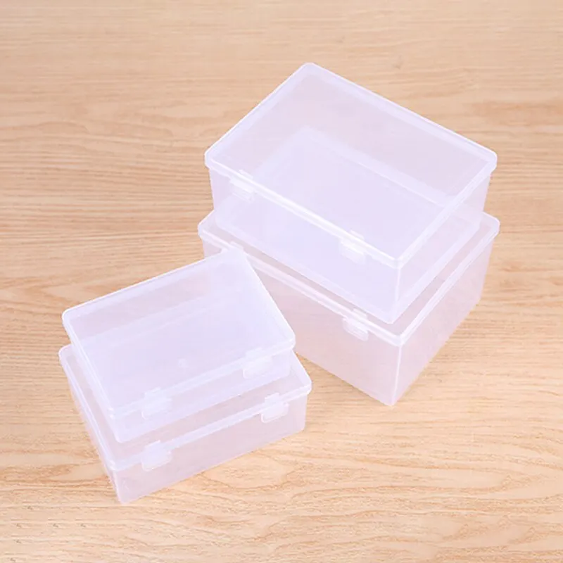 Transparent Dual-Fastened Jewelry and Art Storage Display Box