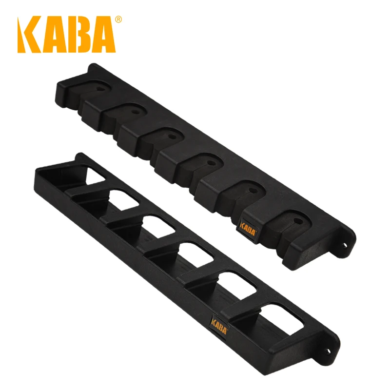 KABA Fishing Rod Rack Pole Holders Wall-mounted High-strength ABS For Garage Fishing Pole Display Stand Fixed Frame
