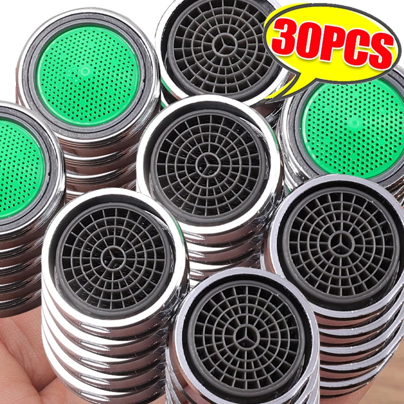 30/1 ชิ้นแตะกรองหัวฉีดชิ้นส่วนทดแทนก๊อกน้ําประหยัดน้ําแตะด้ายผสมหัวฉีดห้องน้ําก๊อกน้ํา Bubbler อุปกรณ์เสริม 1